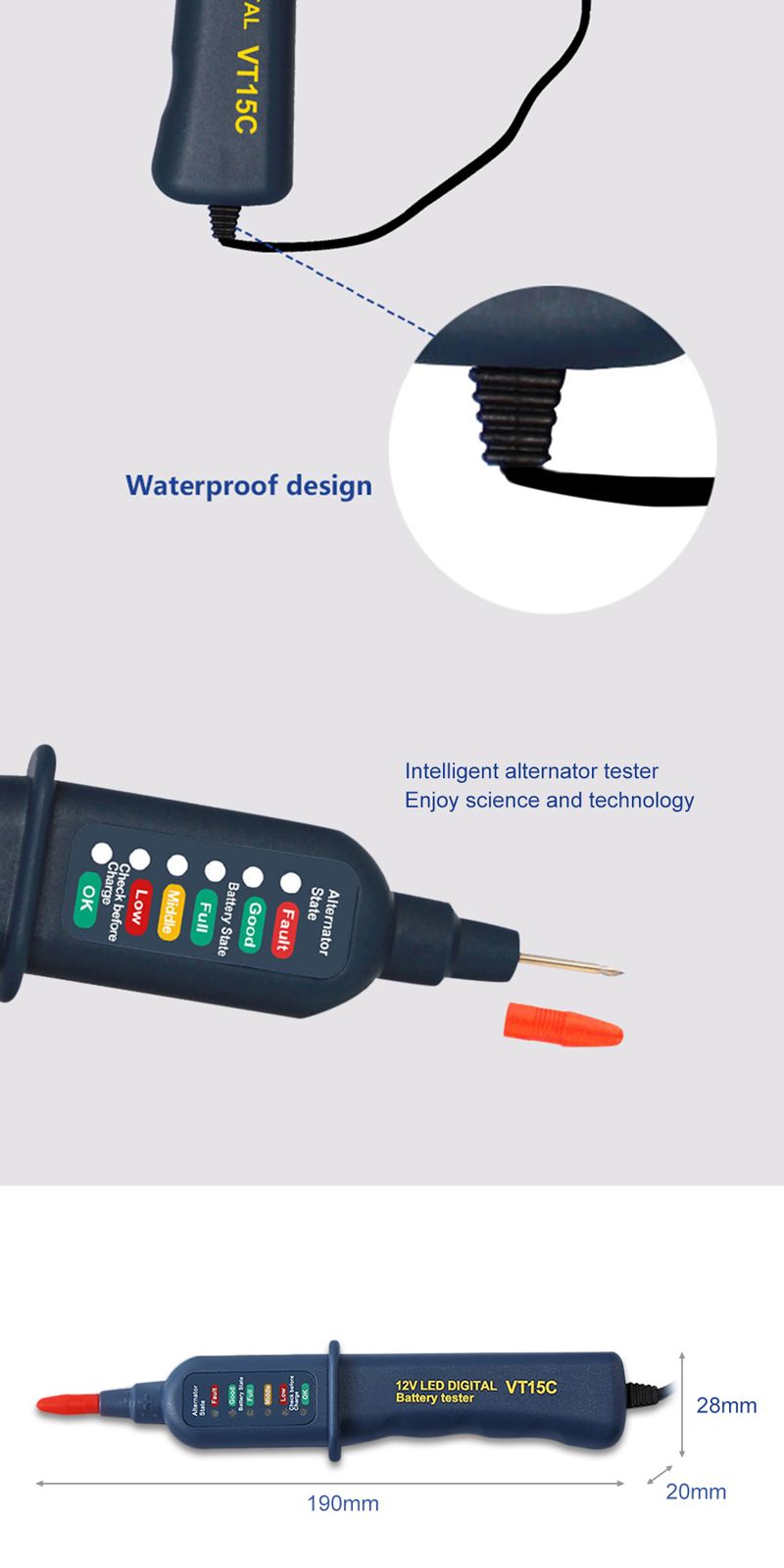 WHDZ-VT15C-12V-Car-Battery-Tester-Digital-Auto-Alternator-Analyzer-Voltmeter-6-LED-Lights-1172263