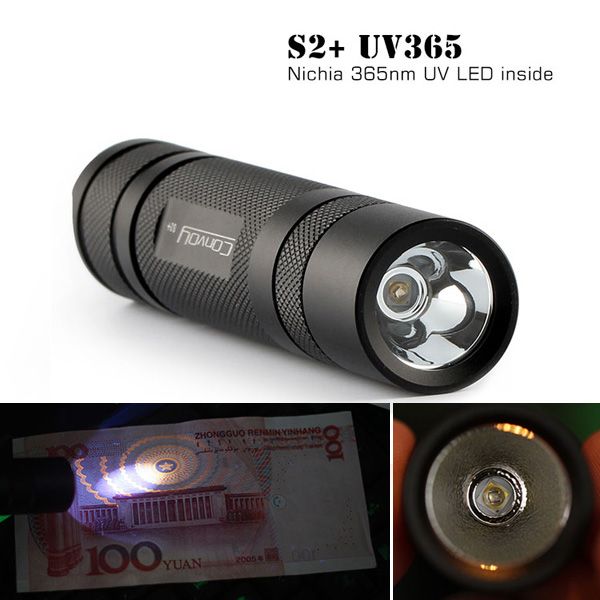 Convoy-S2-Nichia-365nm-UV-LED-1Mode-OP-Reflector-Flashlight-1024097