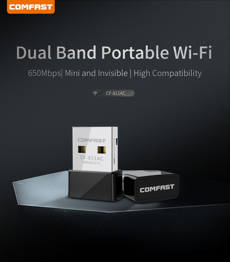 COMFAST-811AC-650Mbps-Dual-Band-Portable-WiFi-Mini-Networking-Adapter-Wireless-Transmitter-WiFi-Adap-1558486