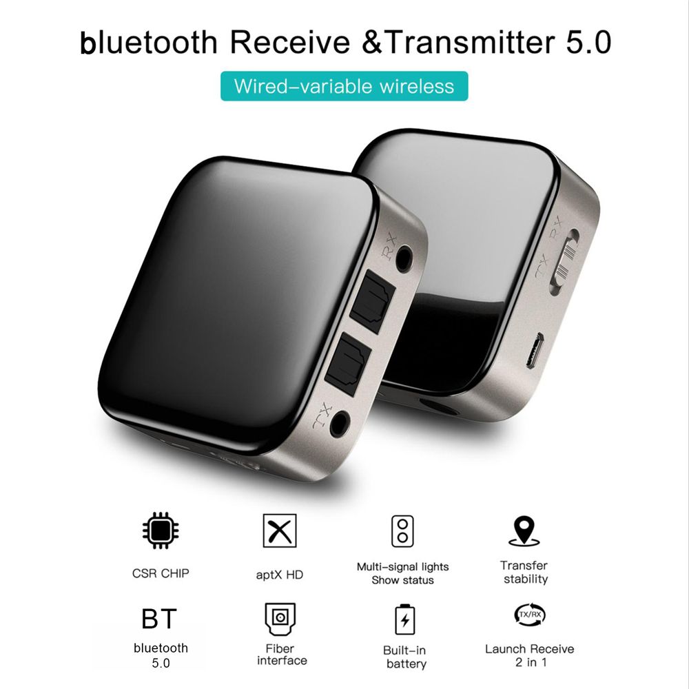 Wireless-bluetooth-Receiver-Transmitter-bluetooth50-Fiber-Optic-Adapter-Optical-35mm-AUX-Audio-Stere-1697286
