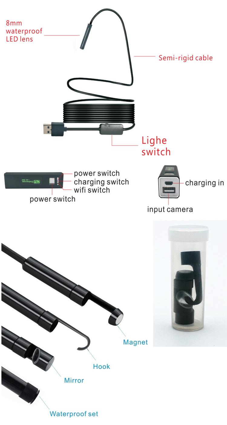 1200P-IP68-8-LED-Adjustable-Lights-8mm-Waterproof-WiFi-Borescope-Camera-for-PC-Android-iOS-Hard-Line-1177717