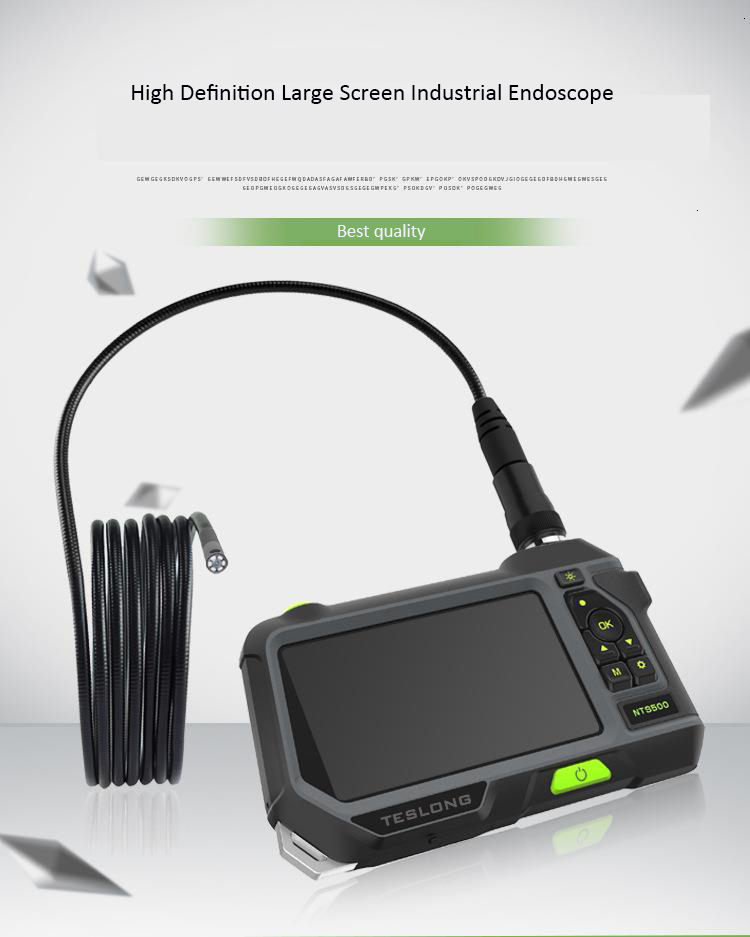 NTS500-1080p-HD-50-Inch-76mm-Lens-LCD-Industrial-Borescope-Underwater-Borescope-IP67-5M-Snake-Flexib-1693450