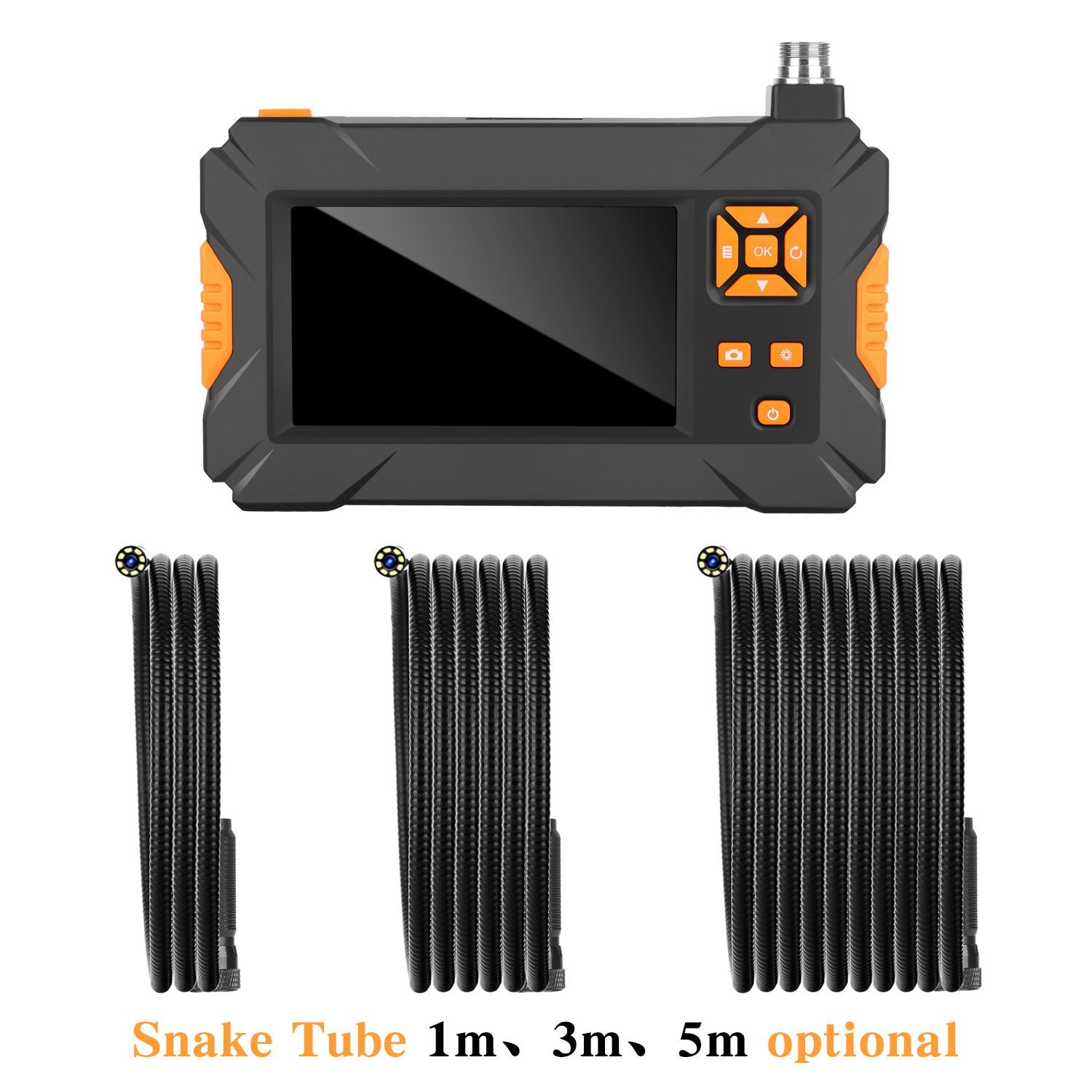 P30-43inch-High-definition-1080P-Display--Screen-Hosepipe-Borescope-IP67-Waterproof-1M3M5M-Orange-Ha-1578949