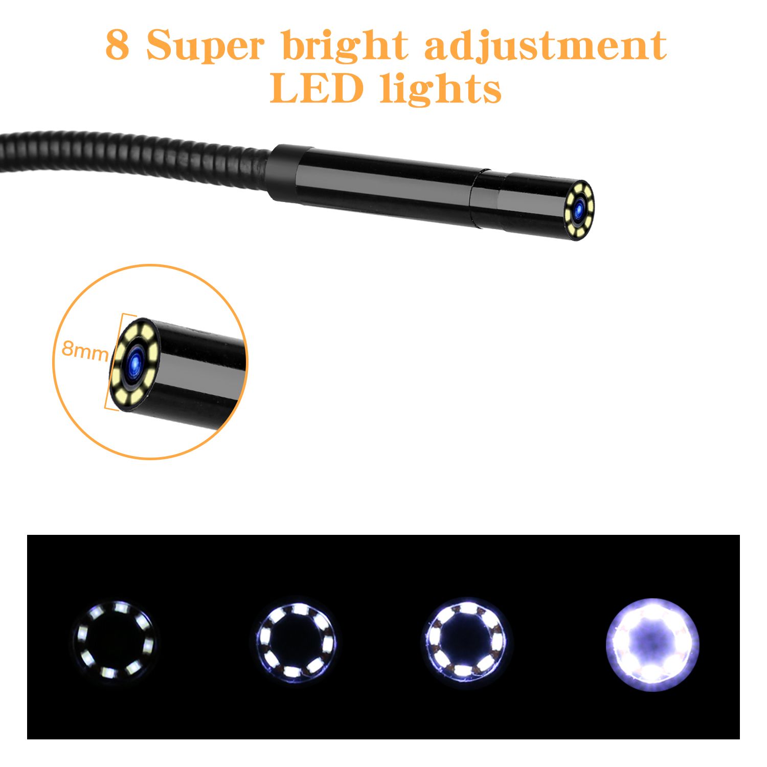 P30-43inch-High-definition-1080P-Display--Screen-Hosepipe-Borescope-IP67-Waterproof-1M3M5M-Orange-Ha-1578949