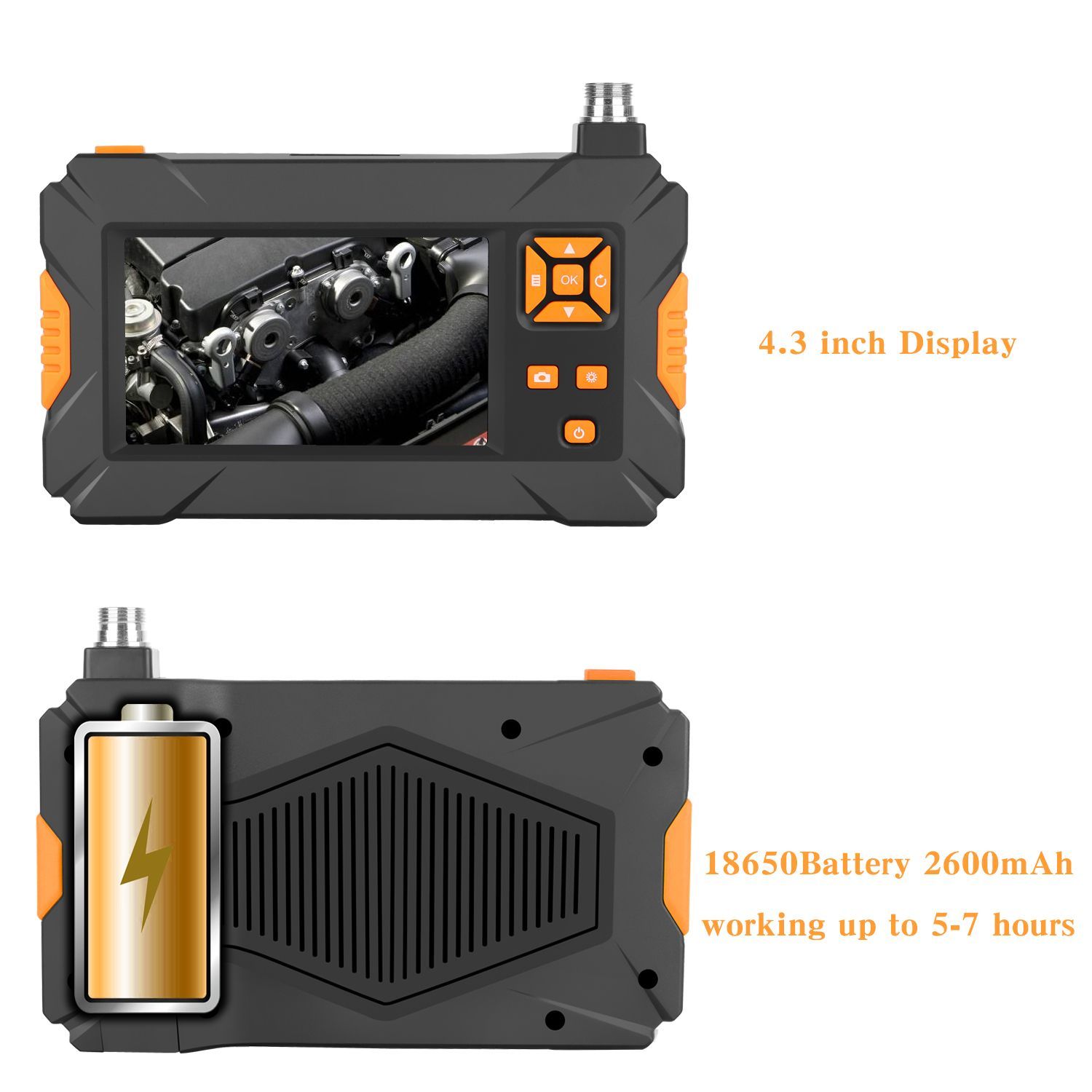 P30-43inch-High-definition-1080P-Display--Screen-Hosepipe-Borescope-IP67-Waterproof-1M3M5M-Orange-Ha-1578949
