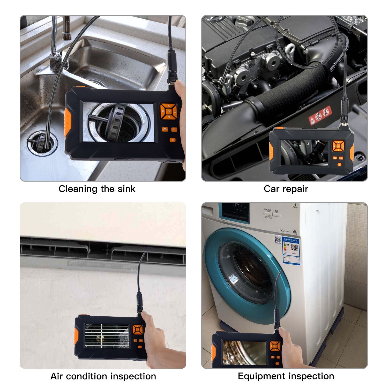 P30-43inch-High-definition-1080P-Display--Screen-Hosepipe-Borescope-IP67-Waterproof-1M3M5M-Orange-Ha-1578949