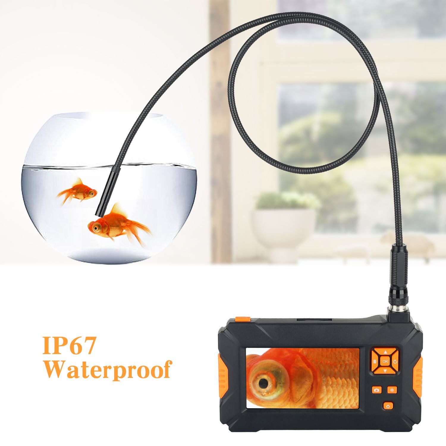 P30-43inch-High-definition-1080P-Display--Screen-Hosepipe-Borescope-IP67-Waterproof-1M3M5M-Orange-Ha-1578949