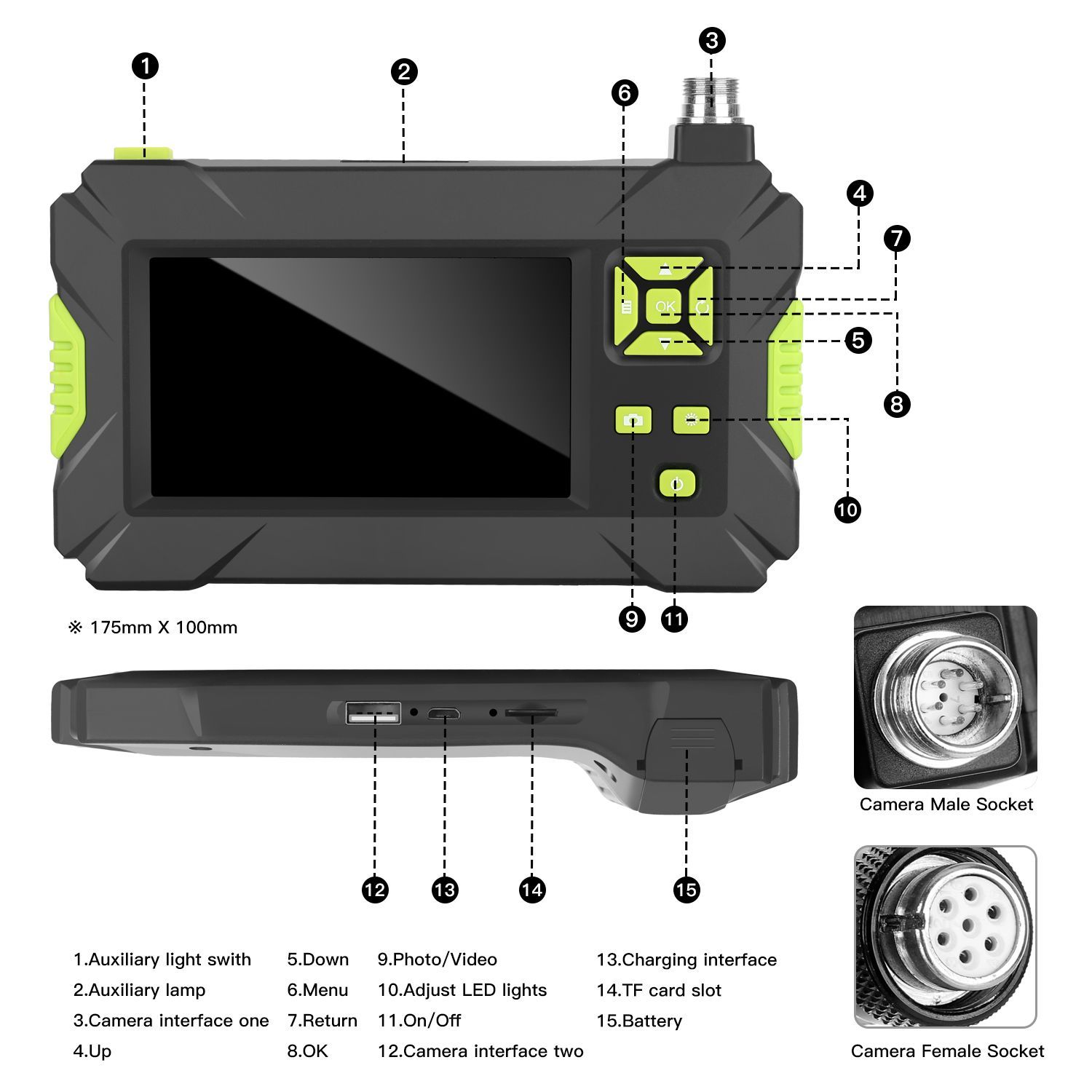 P30-43inch-High-definition-1080P-Display-Screen-Borescope-IP67-Waterproof-2M5M10M-Green-Hand-held-In-1578950