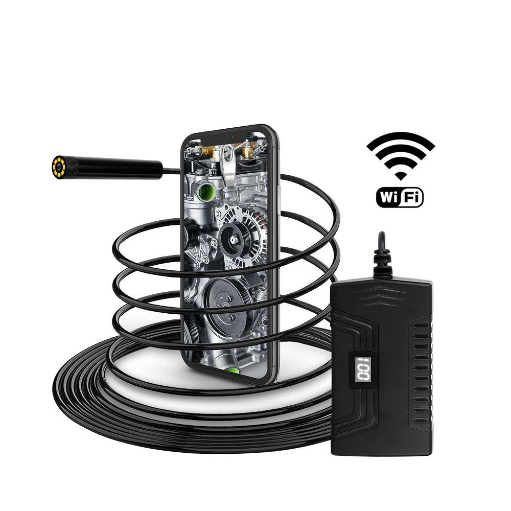 Y14-Wifi-Borescope-8mm-lens-Diameter-Resolution-19201080-Hard-Wire-35510M-Optional-1549692