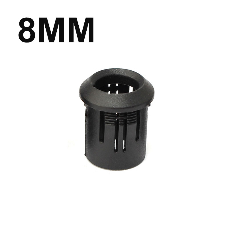 35810MM-LED-Black-Plastic-Light-Lamp-Light-Emitting-Diode-Holder-Clip-Bezel-Mount-1129797