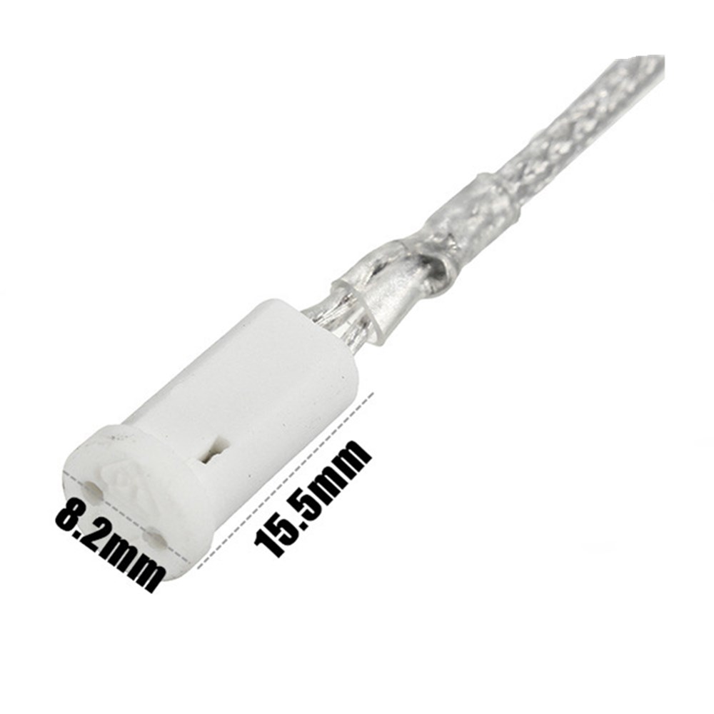 50100200cm-G4-Socket-Base-Holder-Connector-White-Ceramic-LED-Halogen-Bulb-Lamp-Light-1121380
