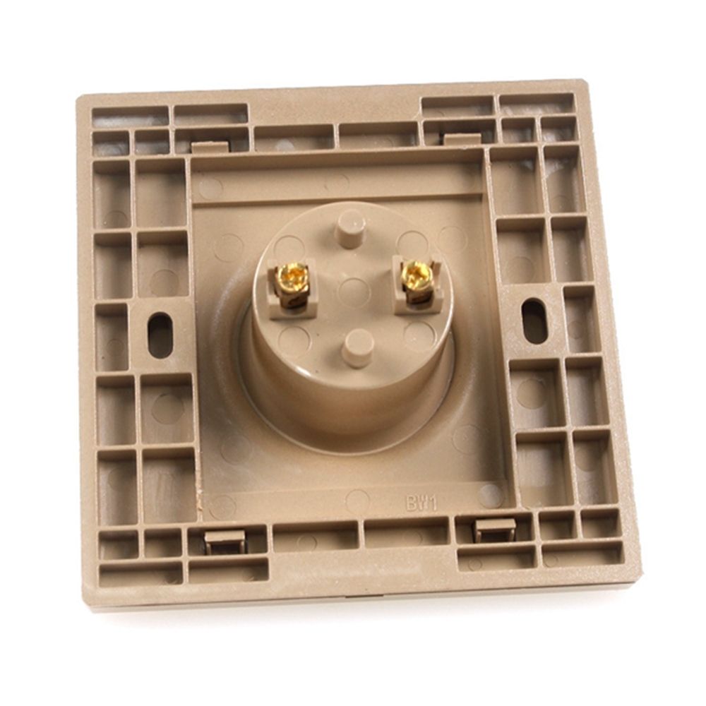 86-Type-Square-Shape-Golden-E27-Lamp-Holder-Socket-Bulb-Adapter-PC-Light-Fitting-AC250V-1594294