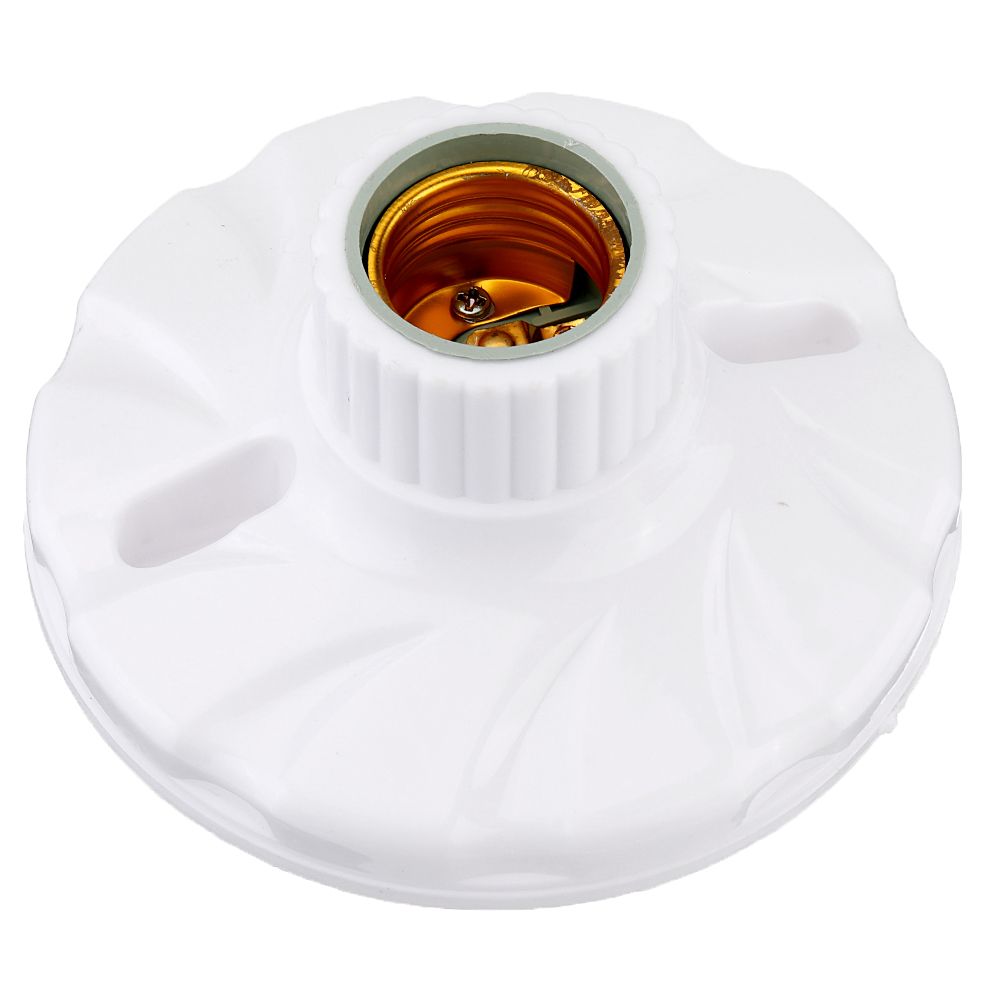 AC250V-6A-White-Plastic-CK-022-E27-Screw-Flat-Lamp-Holder-Bulb-Adapter-Light-Socket-for-Ceiling-Ligh-1592202