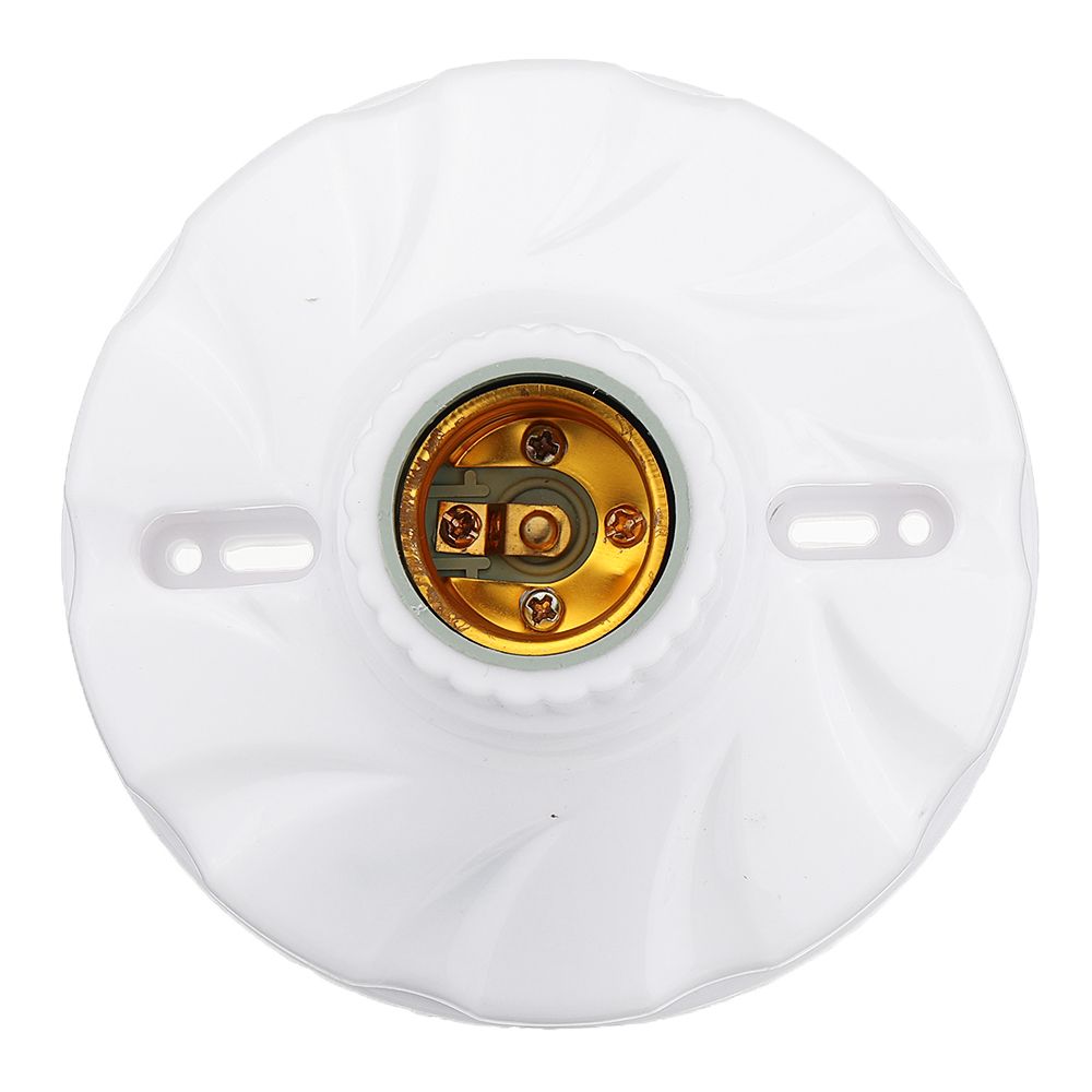 AC250V-6A-White-Plastic-CK-022-E27-Screw-Flat-Lamp-Holder-Bulb-Adapter-Light-Socket-for-Ceiling-Ligh-1592202