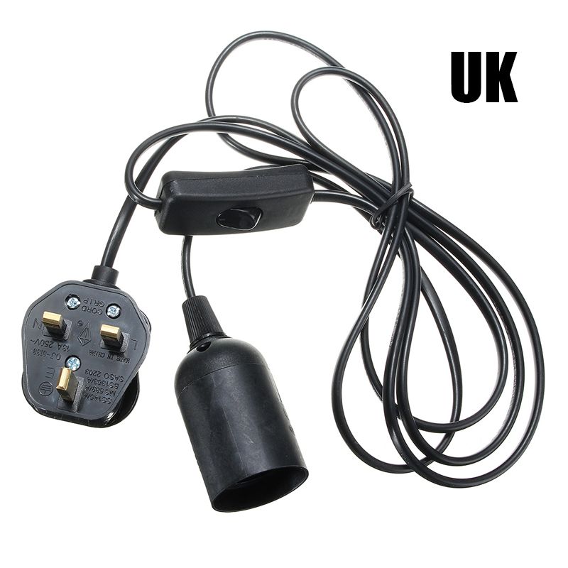 E27-Black-Holder-with-2M-Cable-for-Reptile-Infrared-Ceramic-Heat-Emitter-Lamp-Bulb-1126192