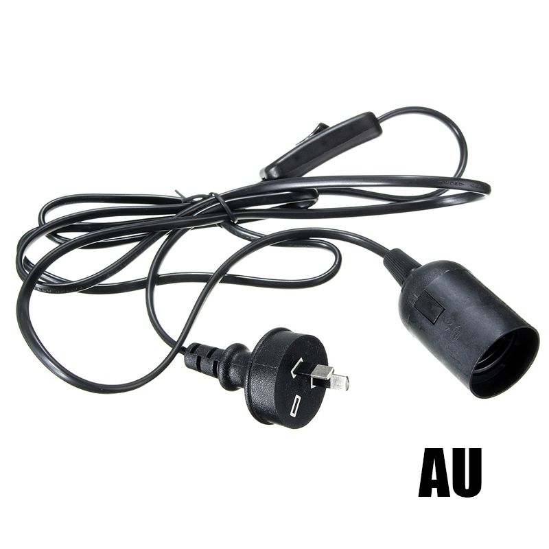 E27-Black-Holder-with-2M-Cable-for-Reptile-Infrared-Ceramic-Heat-Emitter-Lamp-Bulb-1126192