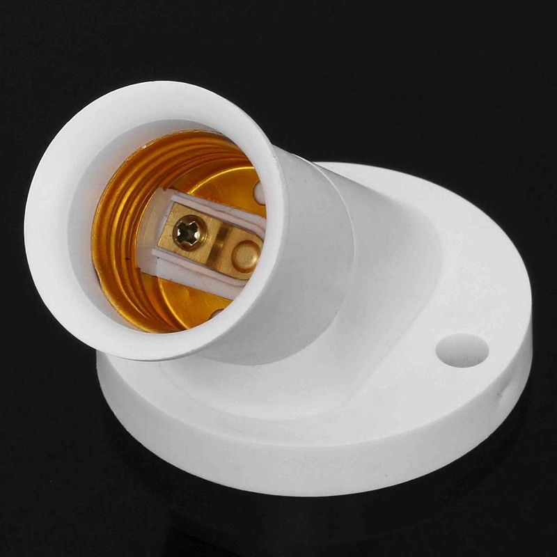E27-Oblique-Screw-Socket-White-Plastic-Light-Bulb-Holders-Adapter-Converter-1054570