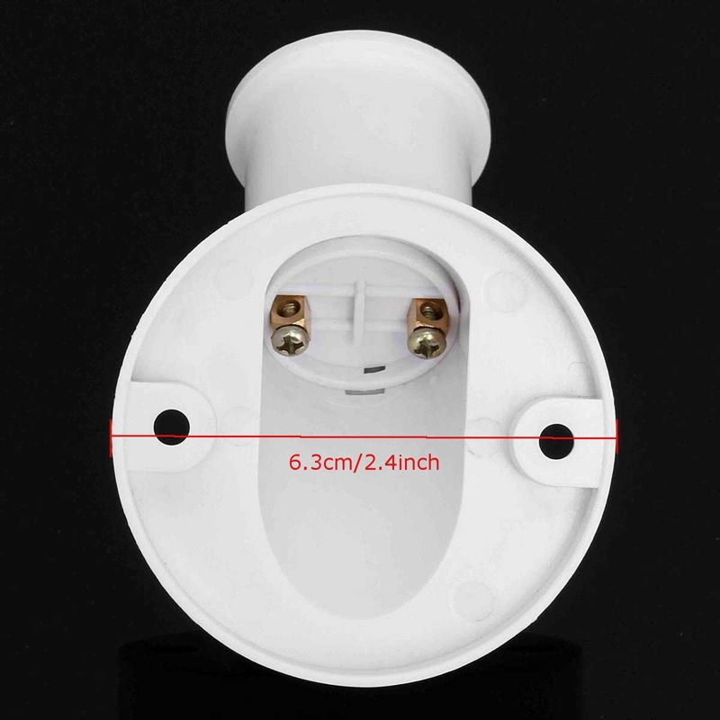 E27-Oblique-Screw-Socket-White-Plastic-Light-Bulb-Holders-Adapter-Converter-1054570