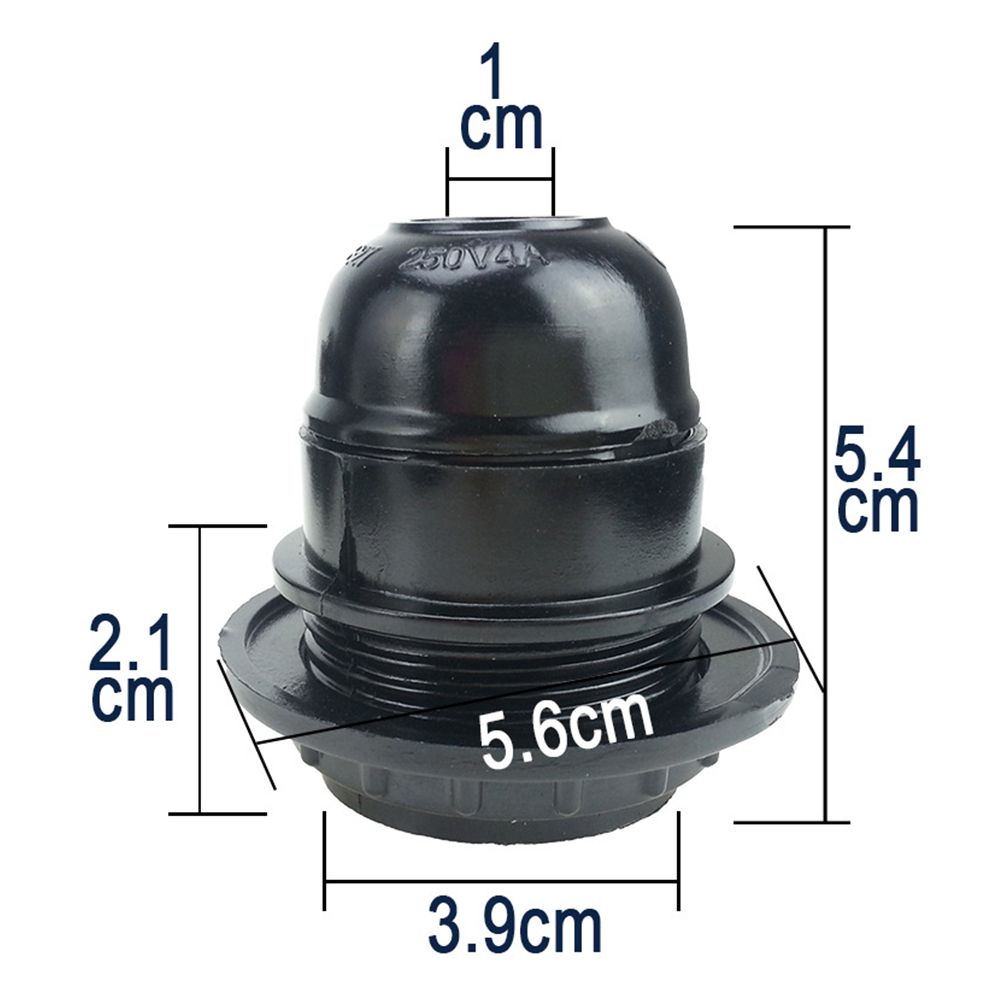 E27-Self-locking-Lampholder-Pendant-Light-Socket-Bakelite-Home-Accessory-Durable-Base-Bulb-Screw-Ada-1755243