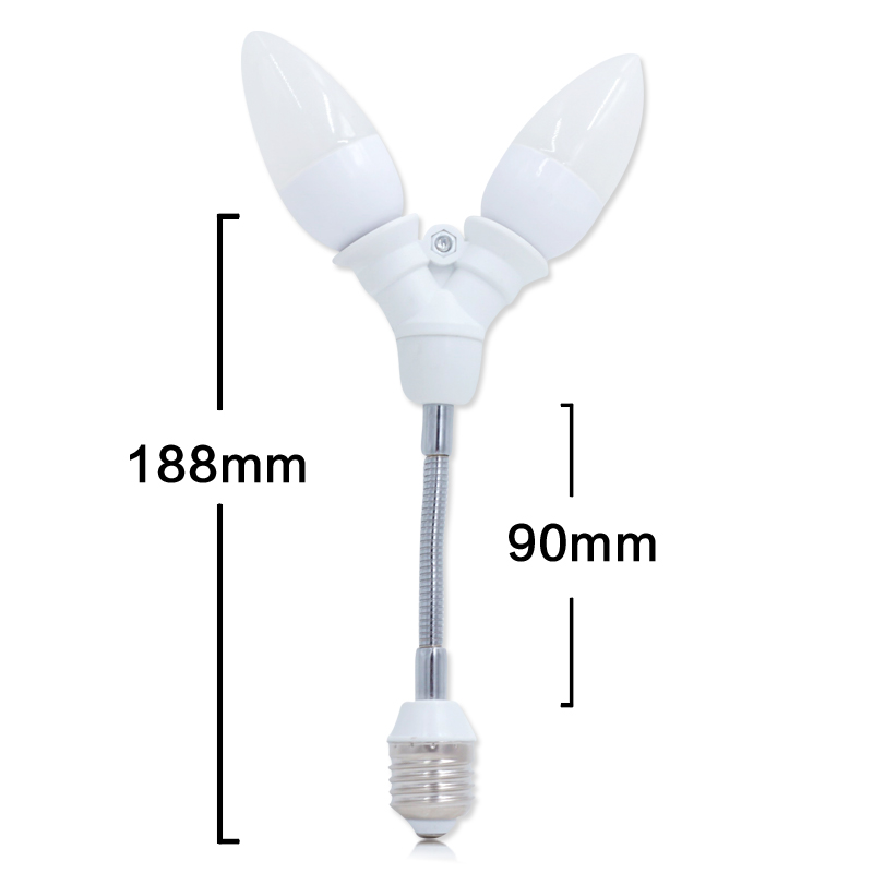 E27-to-Two-E14-18cm-Flexible-Extension-LED-Bulb-Lamp-Holder-Converters-Adapter-Socket-AC100-230V-1216838