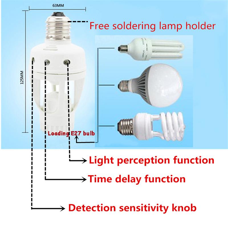 Infrared-PIR-Motion-Sensor-360-Degree-Timer-E27-LED-Bulb-Adapter-Lamp-Holder-Converter-AC110V220V-1283760