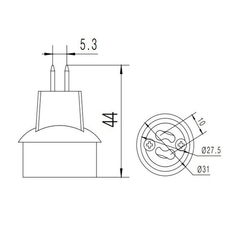 MR16-to-GU10-LED-Bulb-Lamp-Base-Converter-Holder-Socket-Adapter-AC220V-1216763