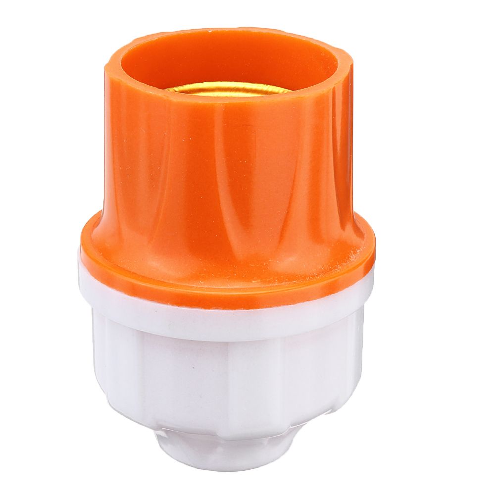 Orange-Suspended-Lamp-Holder-E27-Screw-Socket-Light-Bulb-Adapter-AC250V-1593868