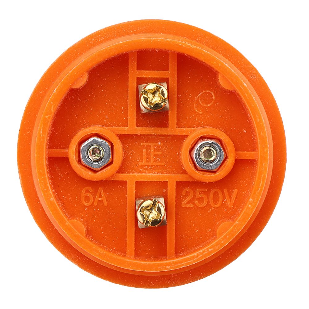 Orange-Suspended-Lamp-Holder-E27-Screw-Socket-Light-Bulb-Adapter-AC250V-1593868