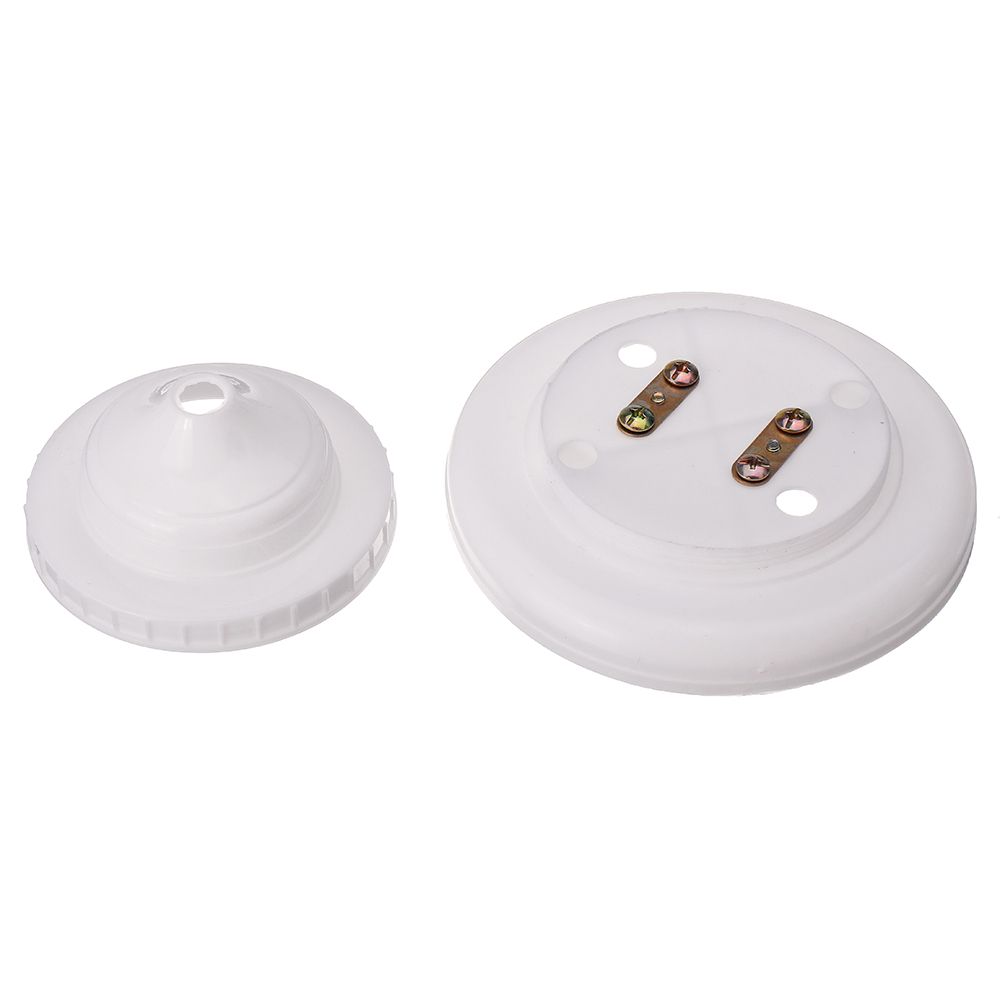 White-Engineering-Line-Zero-Plastic-Round-Hanging-Box-Ceiling-Lamp-Holder-Light-Bulb-Adapter-1593831