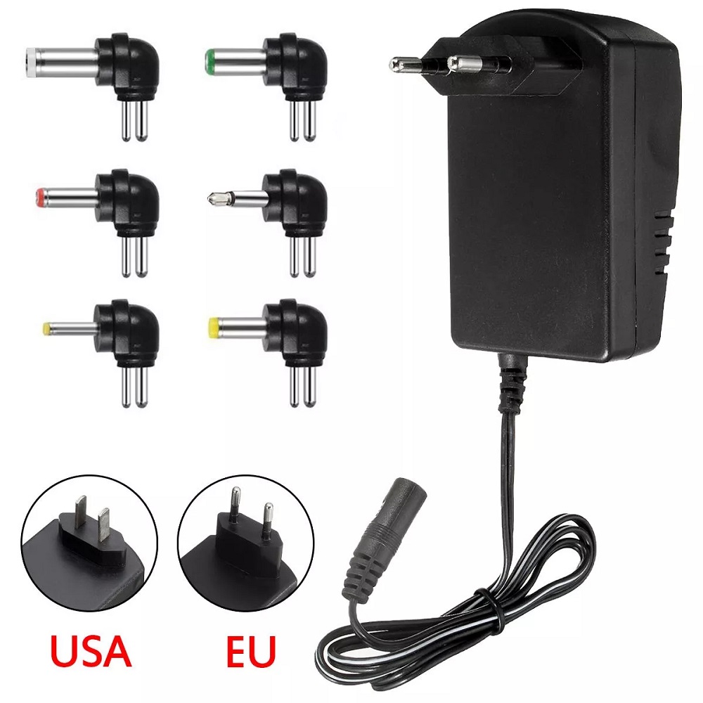 5Pcs-EU-Plug-Multi-Voltage-Power-Adapter-2500mA-3V-45V-6V-9V-12V-DC-Power-Supply-1599087