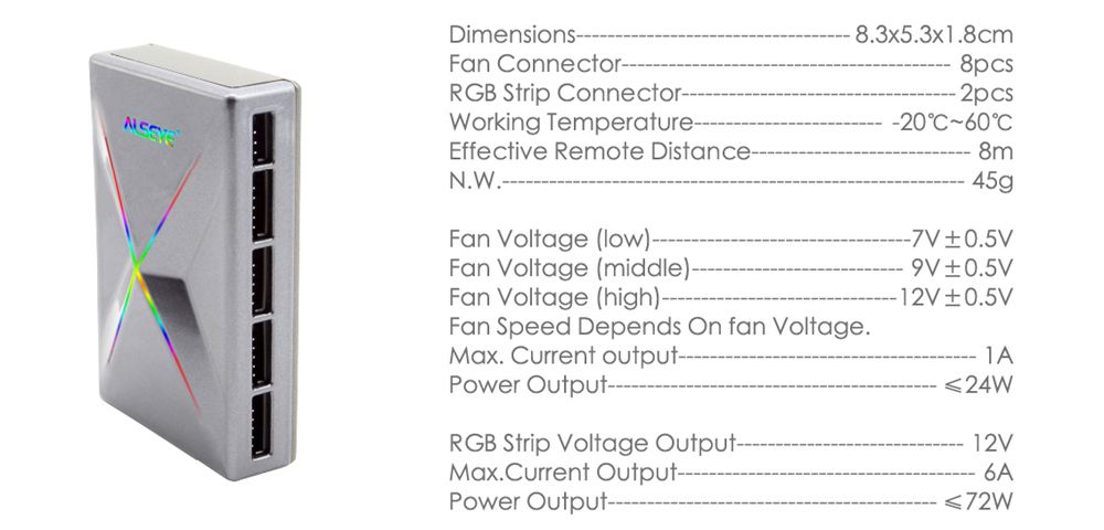 120mm-LED-Computer-Case-Cooling-Fan-Adjustable-RGB-and-Fan-Speed-Remote-Control-Support-5v-3Pin-From-1733035