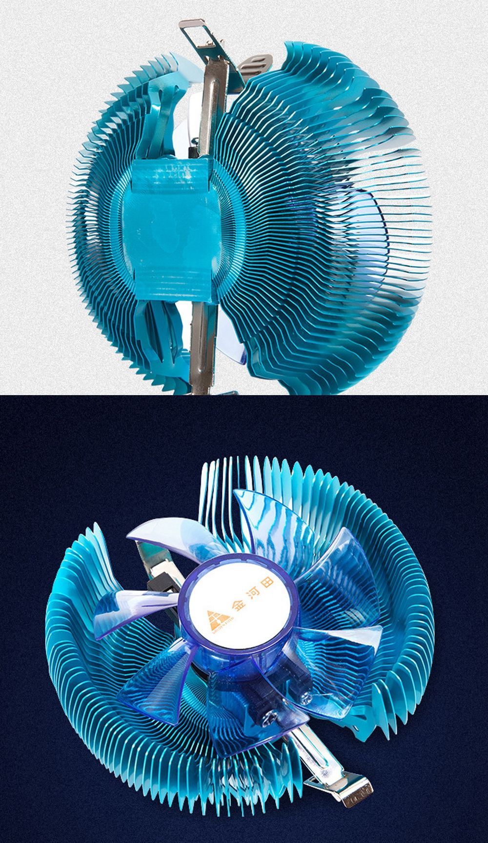 3-Pin-12V-90mm-Blue-LED-Backlit-CPU-Cooler-CPU-Cooling-Fan-Fin-Compression-Cooler-Heatsink-with-Ther-1600756