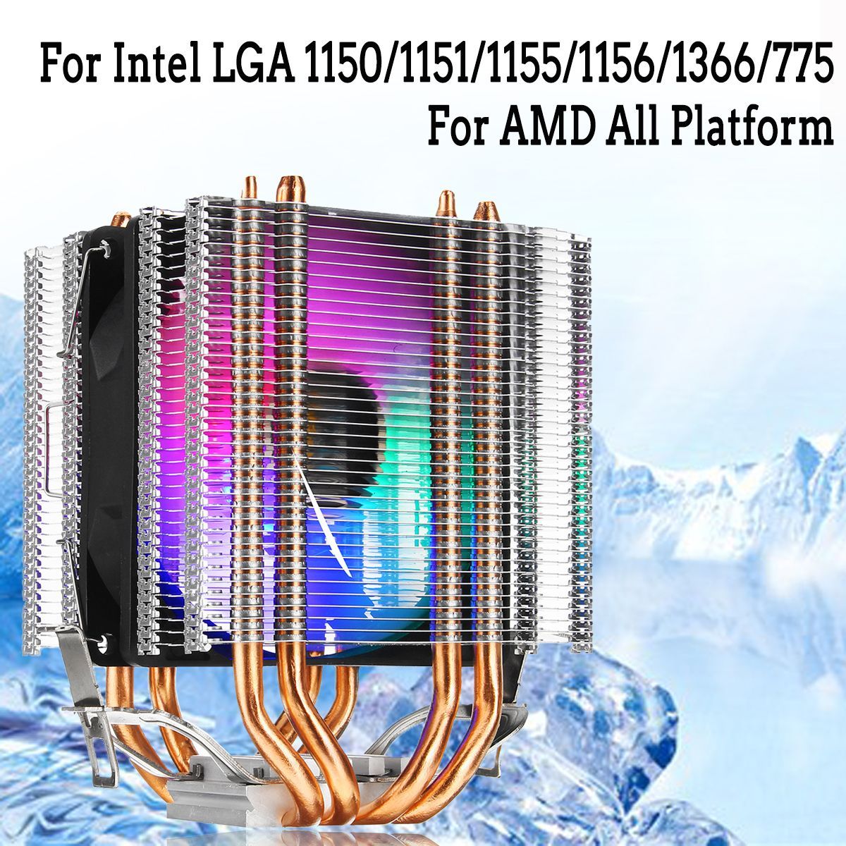 3Pin-Four-Heat-Pipes-Colorful-Backlit-CPU-Cooling-Fan-Cooler-Heatsink-for-Intel-AMD-1475668