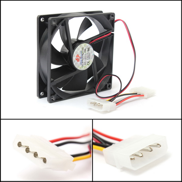 90x90x25mm-12V-4Pin-Computer-PC-CPU-Silent-Cooling-Cooler-Case-Fan-975995