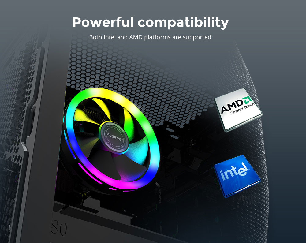 ALSEYE-H120Z-CPU-Cooler-4Pin-PWM-RGB-CPU-Cooling-Fan-Quiet-Radiator-For-Intel-775115X-AM2-AM3-AM3-AM-1733033