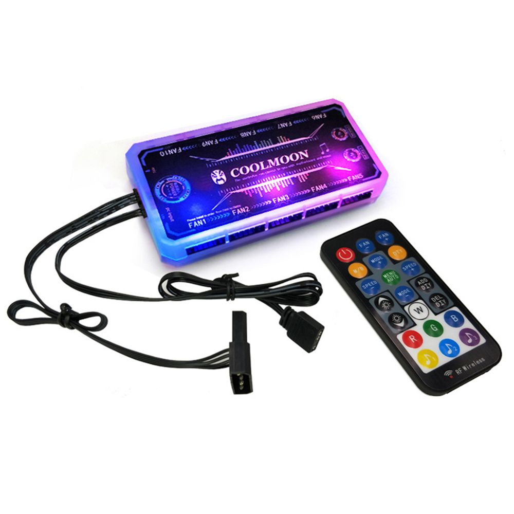 COOLMOON-AURA-SYNC-Cooling-Fan-Remote-Control-RGB--Remote-Controller-Music-Color-Switching-Brightnes-1711203