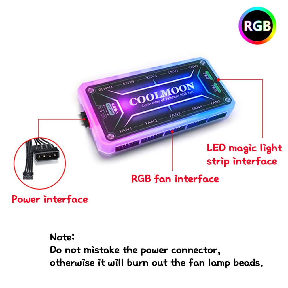 COOLMOON-AURA-SYNC-Cooling-Fan-Remote-Control-RGB--Remote-Controller-Music-Color-Switching-Brightnes-1711203
