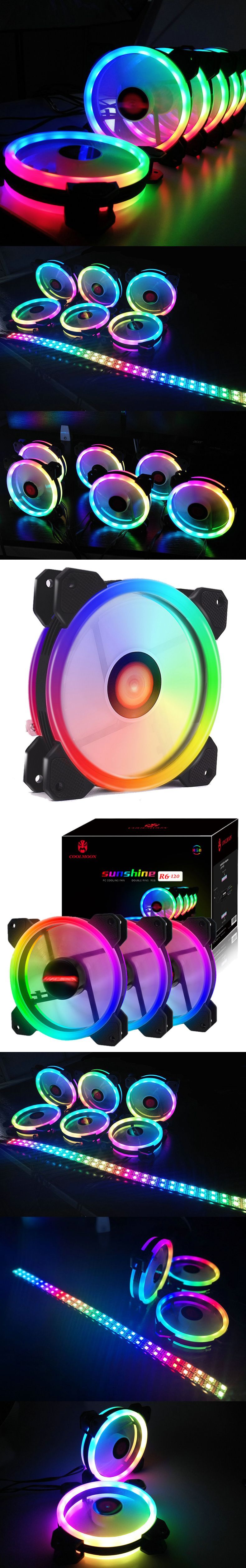 COOLMOON-Aurora-Desktop-Computer-Case-Fan-12cm-Double-Aperture-Automatic-Color-Changing-RGB-LED-Ligh-1657369