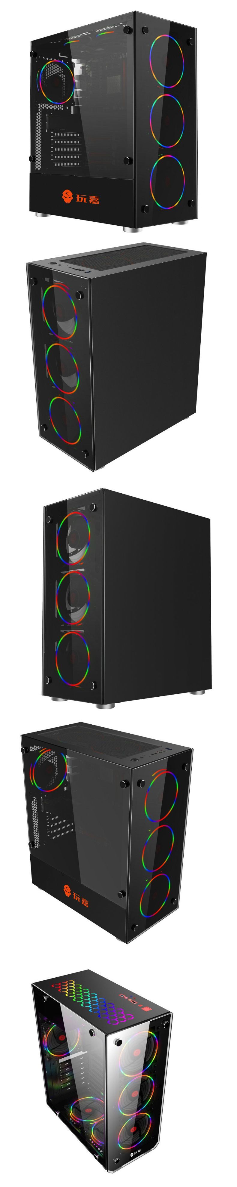COOLMOON-Neon-Desktop-Computer-Case-Fan-12cm-RGB-Rainbow-Color-LED-Light-Laptop-PC-Case-Cooling-Fan--1657278