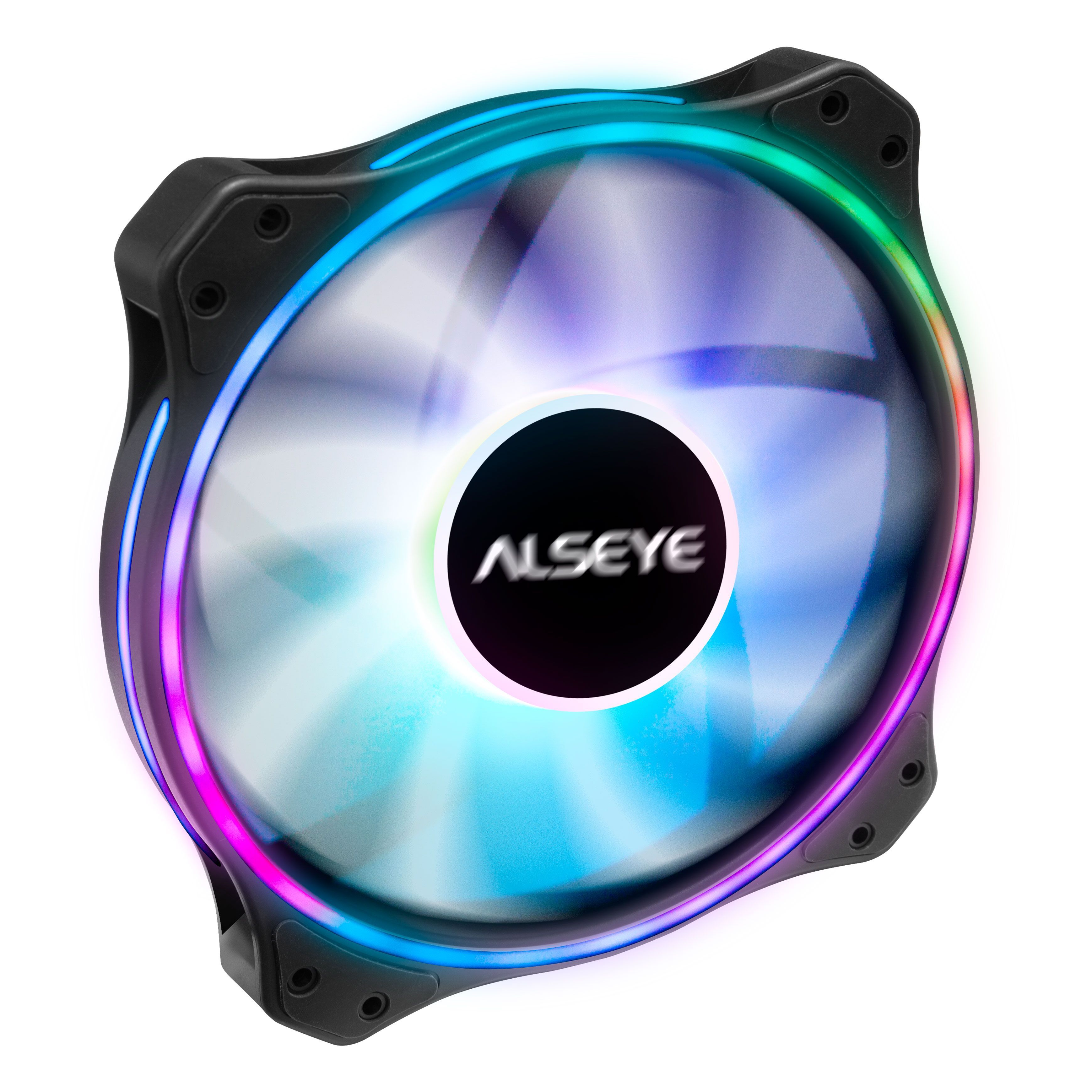 Cooling-Fan-200mm-ARGB-LED-Computer-Case-Molex-Connector-Remote-Control-RGB-Lighting-For-ALSEYE-AURO-1733032