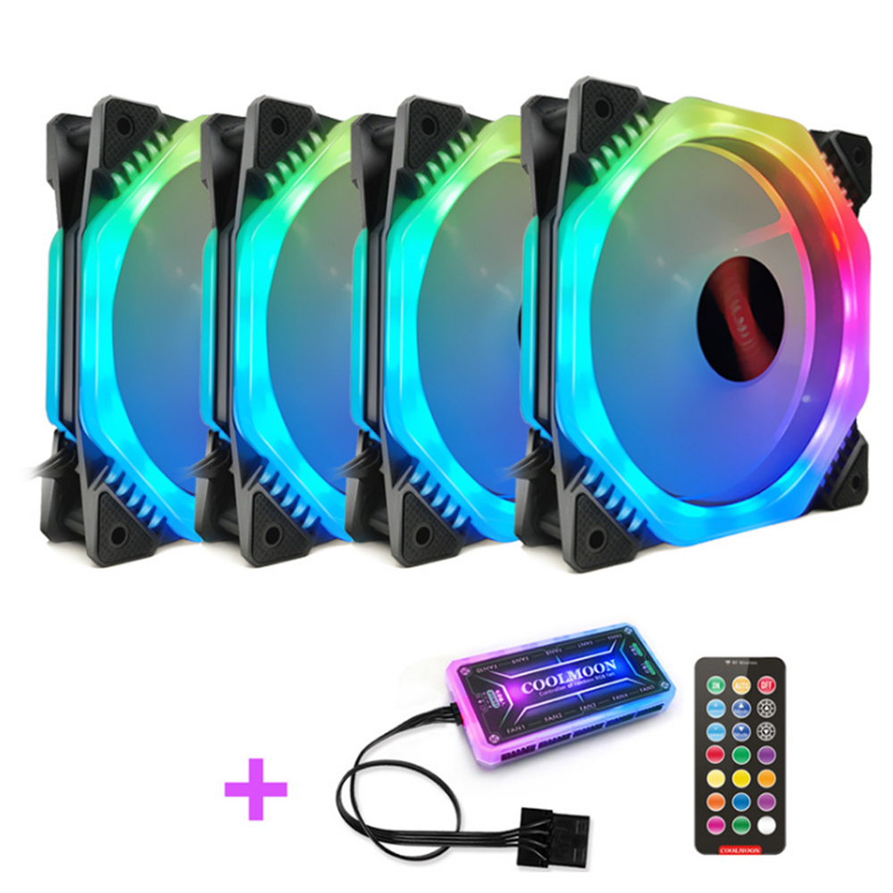 Coolmoon-4PCS-12cm-Multilayer-Backlit-RGB-CPU-Cooling-Fan-PC-Heatsink-with-the-RF-Wireless-Remote-Co-1580222