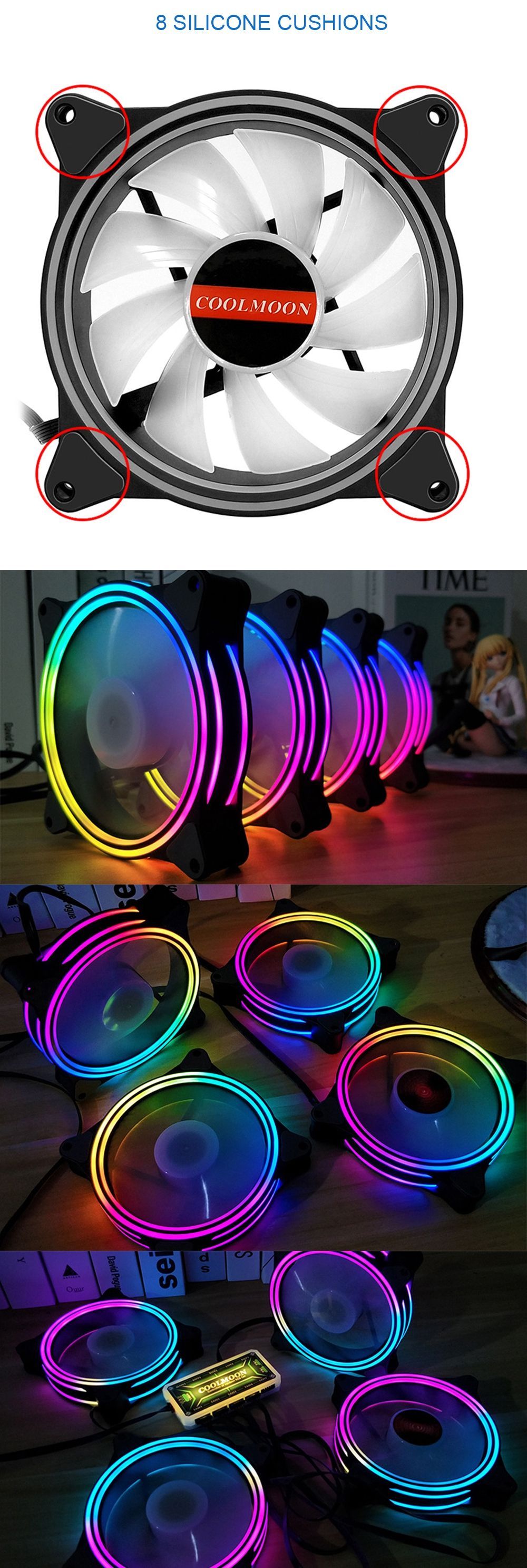 Coolmoon-5PCS-120mm-RGB-Adjustable-LED-Cooling-Fan-Multiple-Thin-Apertures-CPU-Cooling-Fan-with-the--1579359