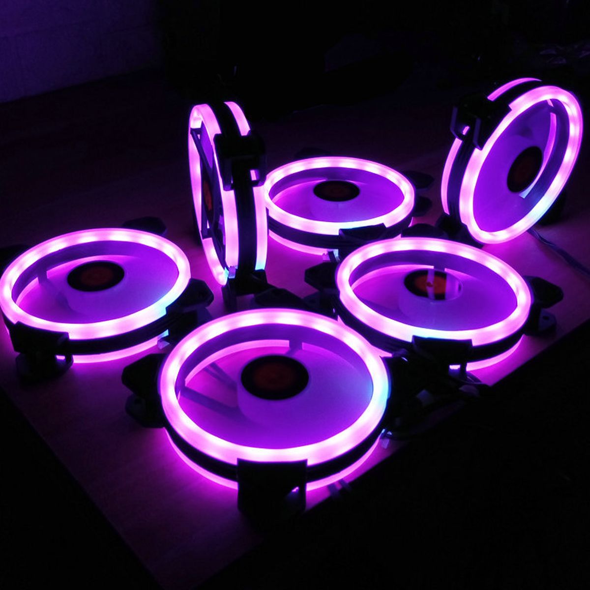 Coolmoon-6PCS-120mm-Adjustable-RGB-LED-Light-Computer-PC-Case-Cooling-Fan-with-Remote-1558132