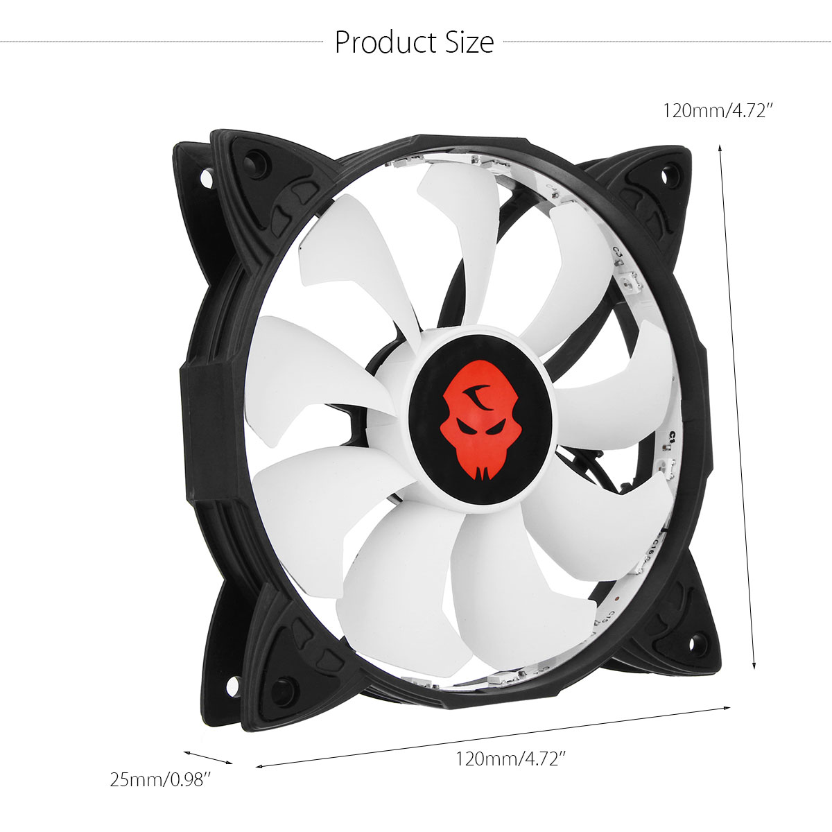 Coolmoon-6PCS-120mm-RGB-Adjustable-LED-Cooling-Fan-with-Controller-Remote-For-Computer-1198249
