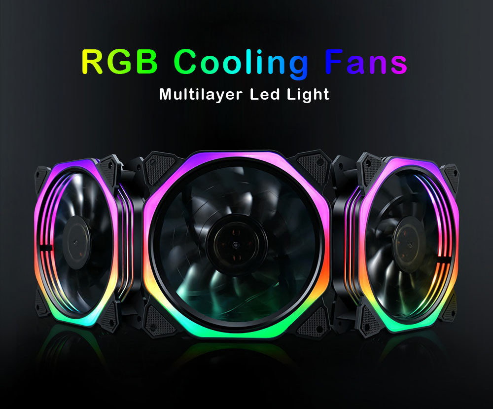 Coolmoon-6PCS-12cm-Multilayer-Backlit-RGB-Cooling-Fan-with-IR-Controller-for-Desktop-PC-1420001