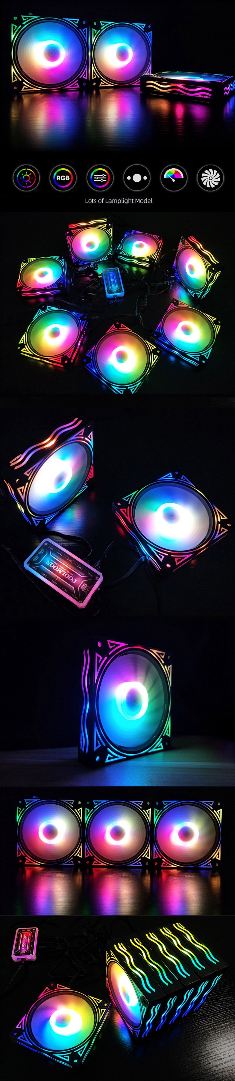 Coolmoon-BILLOW-3PCS-120mm-Multilayer-Backlit-RGB-Cooling-Fan-Mute-PC-CPU-Heatsink-with-the-RF-Wirel-1580400