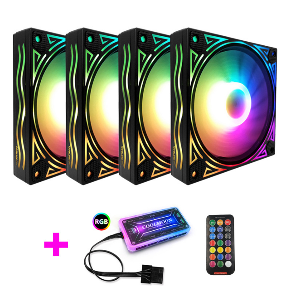 Coolmoon-BILLOW-4PCS-120mm-Multilayer-Backlit-RGB-Cooling-PC-Fans-Mute-Computer-PC-Case-Cooling-Fan--1580359