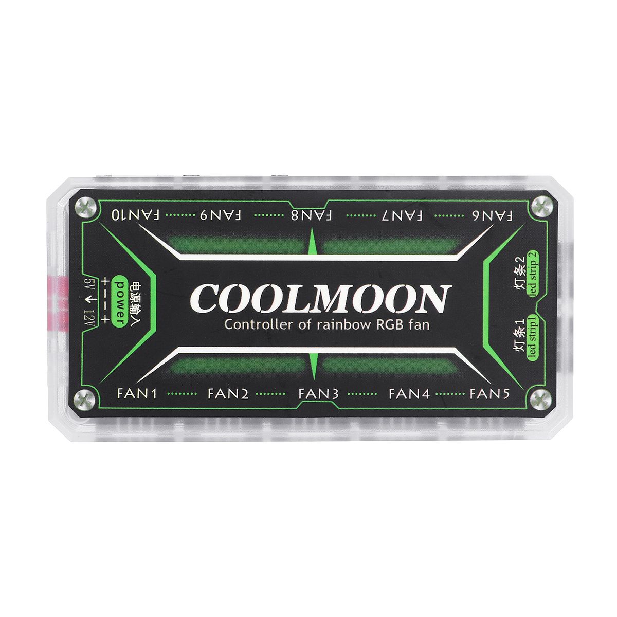 Coolmoon-Computer-Case-PC-Cooling-Fan-RGB-Adjustable-LED-120mm-6pin-Quiet-IR-Remote-Control-for-Comp-1636061