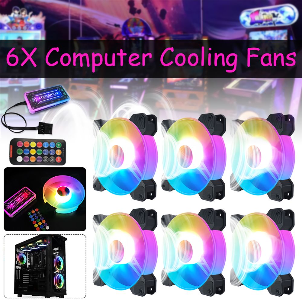 Fan-Cooler-PC-Computer-RGB-Adjust-LED-Fan-Cooler-12V-6Pin-120mm-Cooling-Fan-Heatsink-Silent-Fan-Gami-1706557