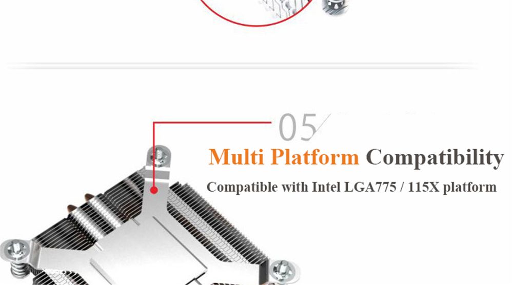 PCcooler-S89-27mm-Ultra-Thin-Computer-CPU-Cooler-2-Heatpipes-80mm-Mute-Radiator-Socket-Intel-775-115-1766257